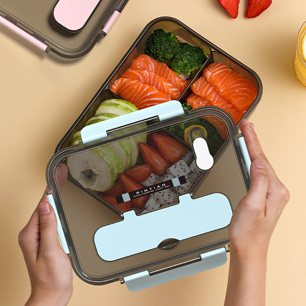 Bento Lunch Box with Utensils